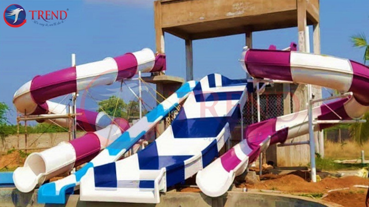 Combination Tower Water Slide - Length: Na Foot (Ft)