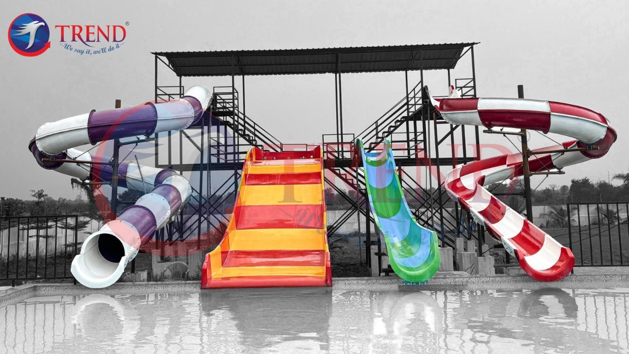 Tower Water Slides - Length: 500  Meter (M)