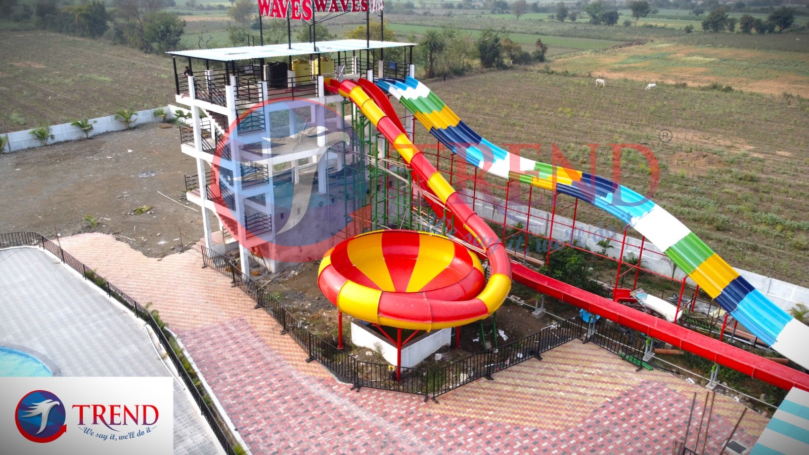 Body Bowl Water Slide - Maximum Speed: 9000 Rpm
