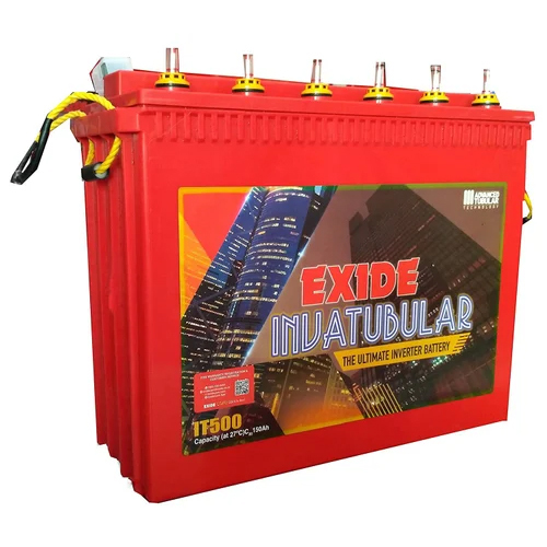 It500 Exide Inva Tall Tubular 150Ah Inverter Battery - Battery Capacity: <150Ah