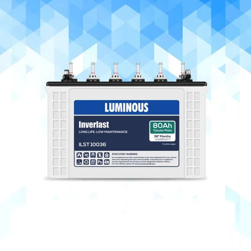 Luminous Ilst 10036 Inverter Battery - Battery Capacity: 51 A 80Ah