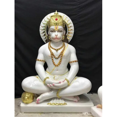 मार्बल भगवान हनुमान प्रतिमा