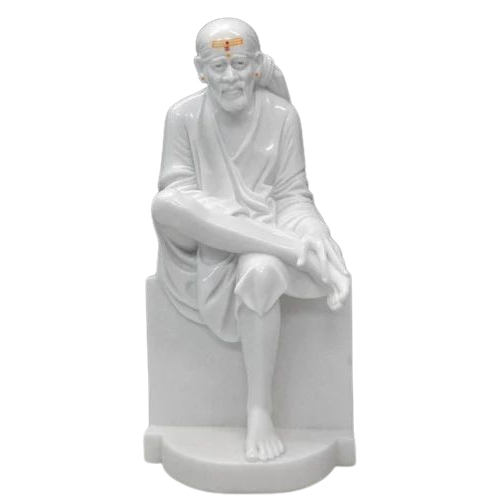 Marble Lord Sai Baba Statue - Product Type: Sculpture