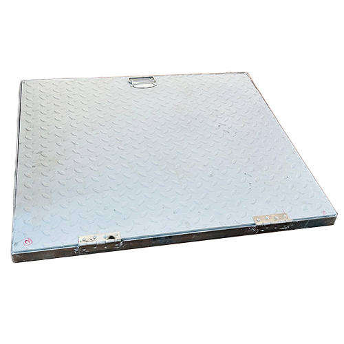 High Quality FRP Chamber Cover - FRP Material, Custom Sizes Available, Sleek Silver Finish , Ideal for Commercial Use, Easy to Install