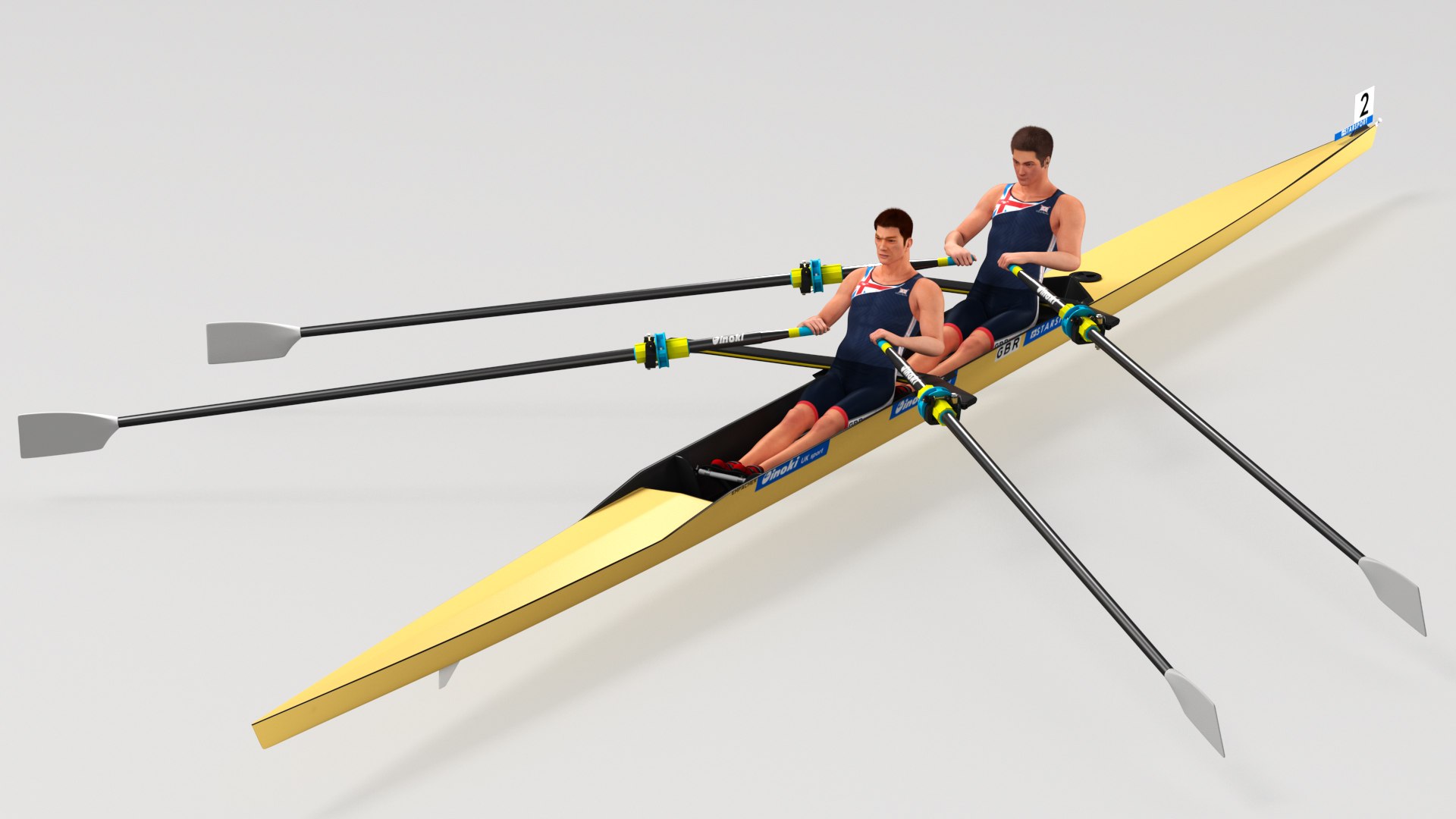 Rowing Boat - Dimensions: 9 Meter (M)