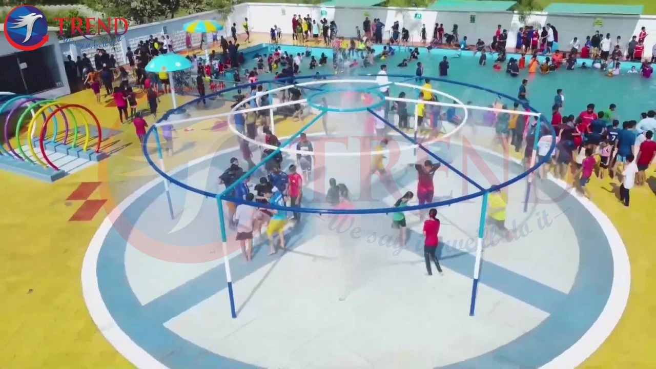 Water Play Station - 444,000 Litres, 92x85 Feet Outdoor Area, 4 Exciting Slides, Suitable For All Ages
