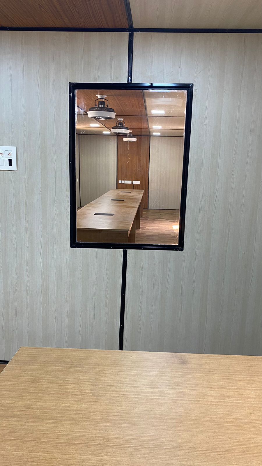 Portable Workstation Cabin - Mild Steel Structure | Ergonomic Design, Wind Resistant, Steel Windows, Versatile Usage