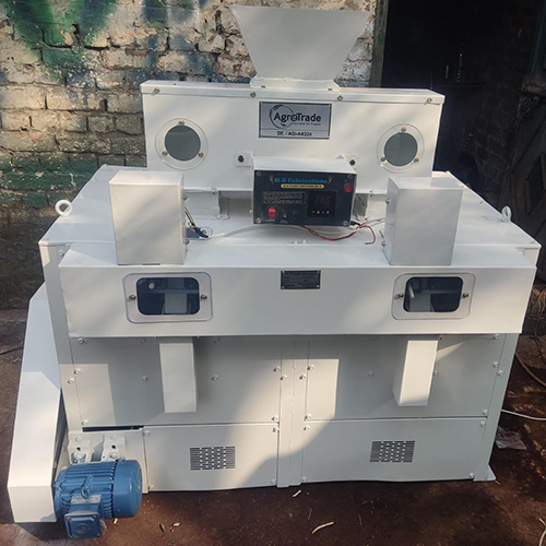 Magnetic Destoner - Metal Construction Gear Drive System Electric Start With White Paint Coating And Agriculture Warranty