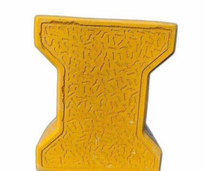 I Shaped Red Interlocking Tile - Color: Yellows / Golds