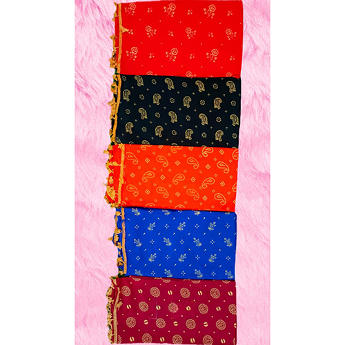 Designer Printed Dupatta - Color: Multicolor
