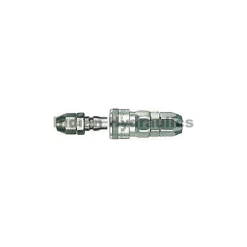 Nitto Kohki Nut Cupla Quick Connection Coupling - Stainless Steel, Standard Size, Silver Color, Polished Finish | High-Quality Round Design for Industrial Applications
