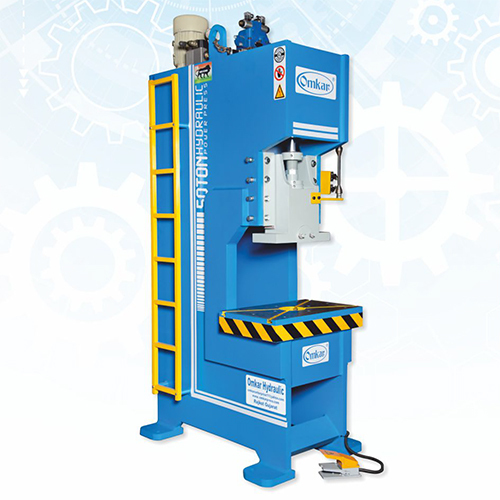 C Type Hydraulic Press Machine - Color: Blue Paint Coated