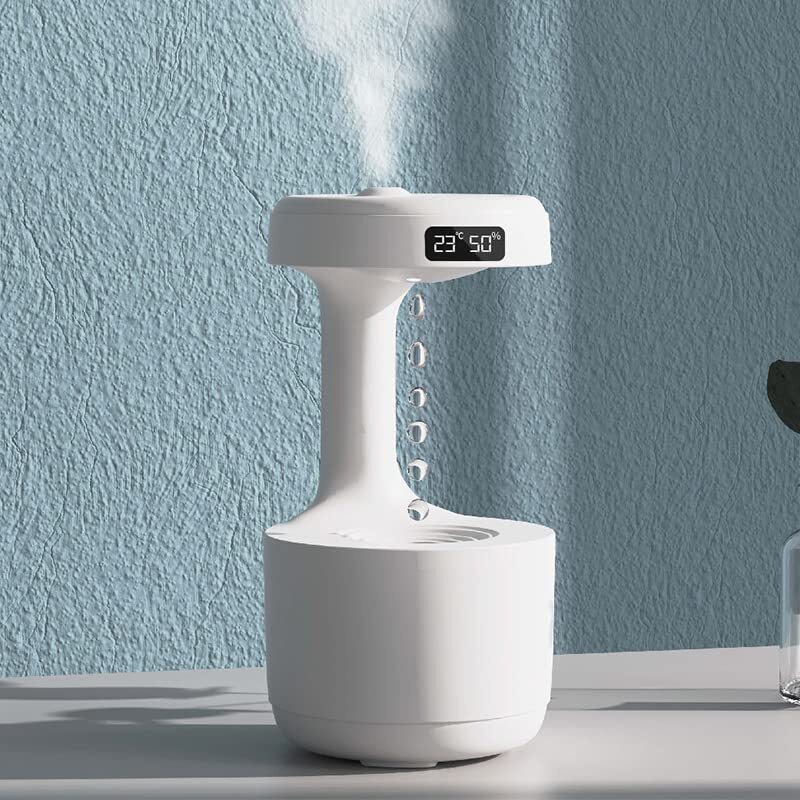 Anti-gravity Water Droplet Humidifier - Height: 15 Centimeter (Cm)
