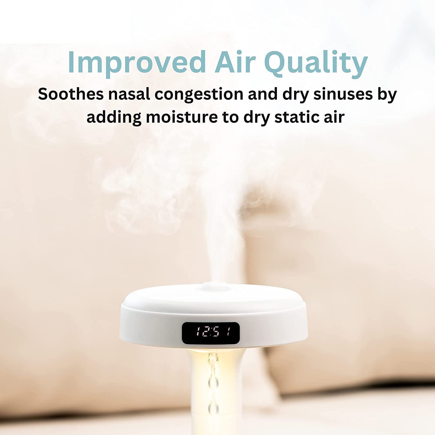 Anti-gravity Water Droplet Humidifier - Height: 15 Centimeter (Cm)