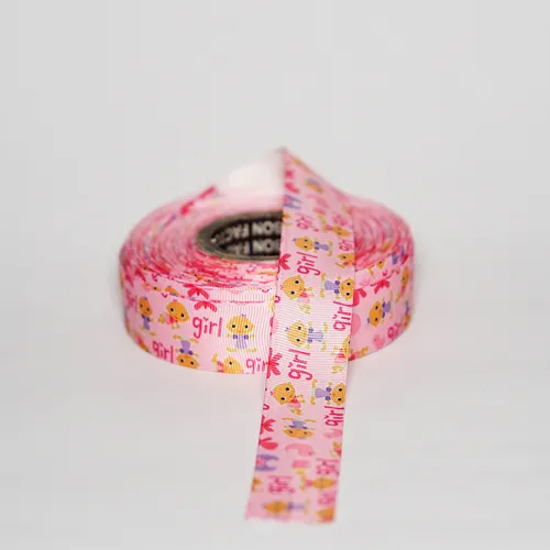Baby Shower Designs Gross Grain Ribbons - Color: Multicolor