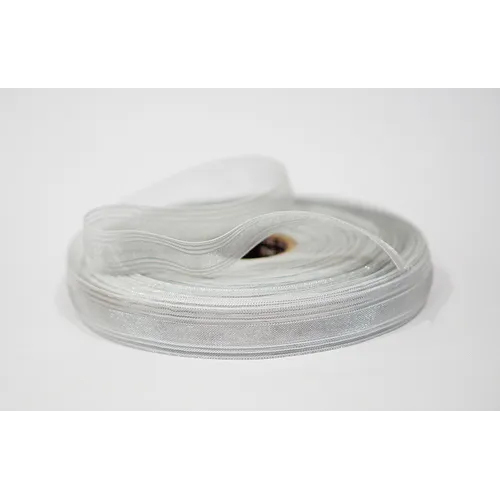 Decorative Ribbon - Nylon Material, One Sided, Cream And Brown Printed Design | Enhances Gift Packaging Style, Alluring And Attractive Look