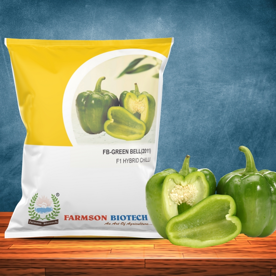 Chilli Seeds -Green Bell 2011 F1 Hybrid - Color: Dark Green