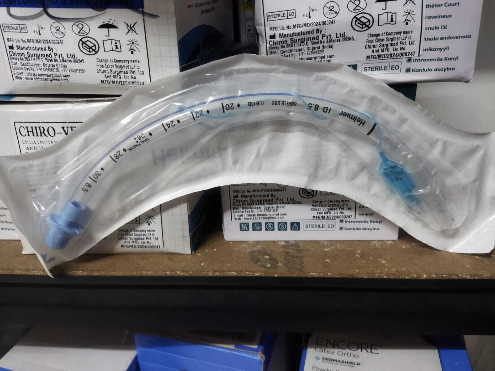 Endotracheal Tube With Suction Lumen - Color: White