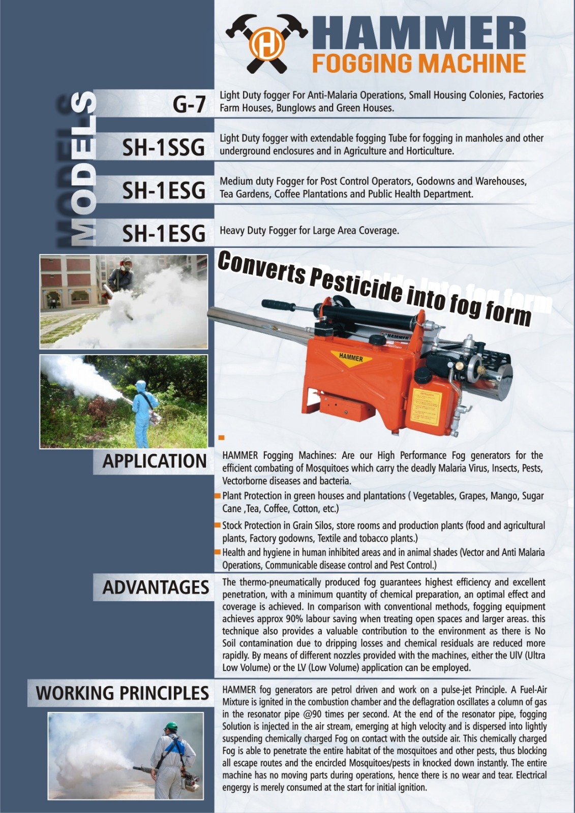 Manual Fogging Machine - Dimension (L*w*h): 113*29*35  Centimeter (Cm)