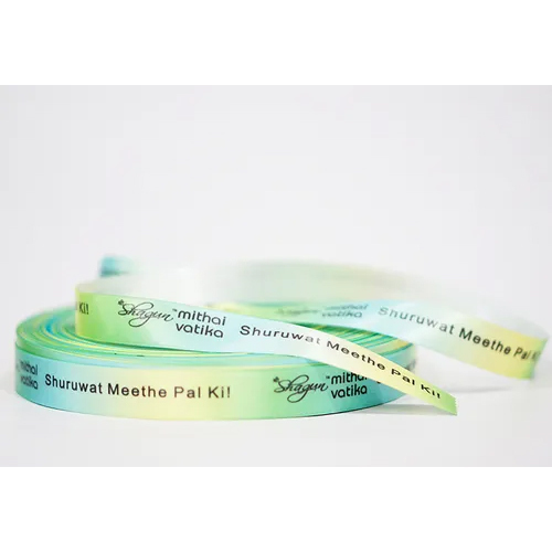 Ombre Printed Customized Ribbons - Color: Multicolor