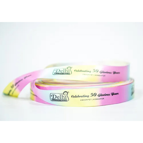 Ombre Printed Customized Ribbons - Color: Multicolor