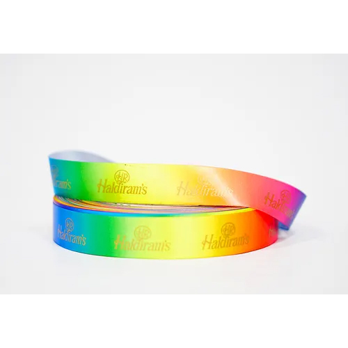 Ombre Printed Customized Ribbons - Color: Multicolor