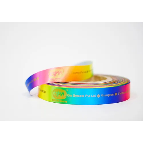 Ombre Printed Customized Ribbons - Color: Multicolor