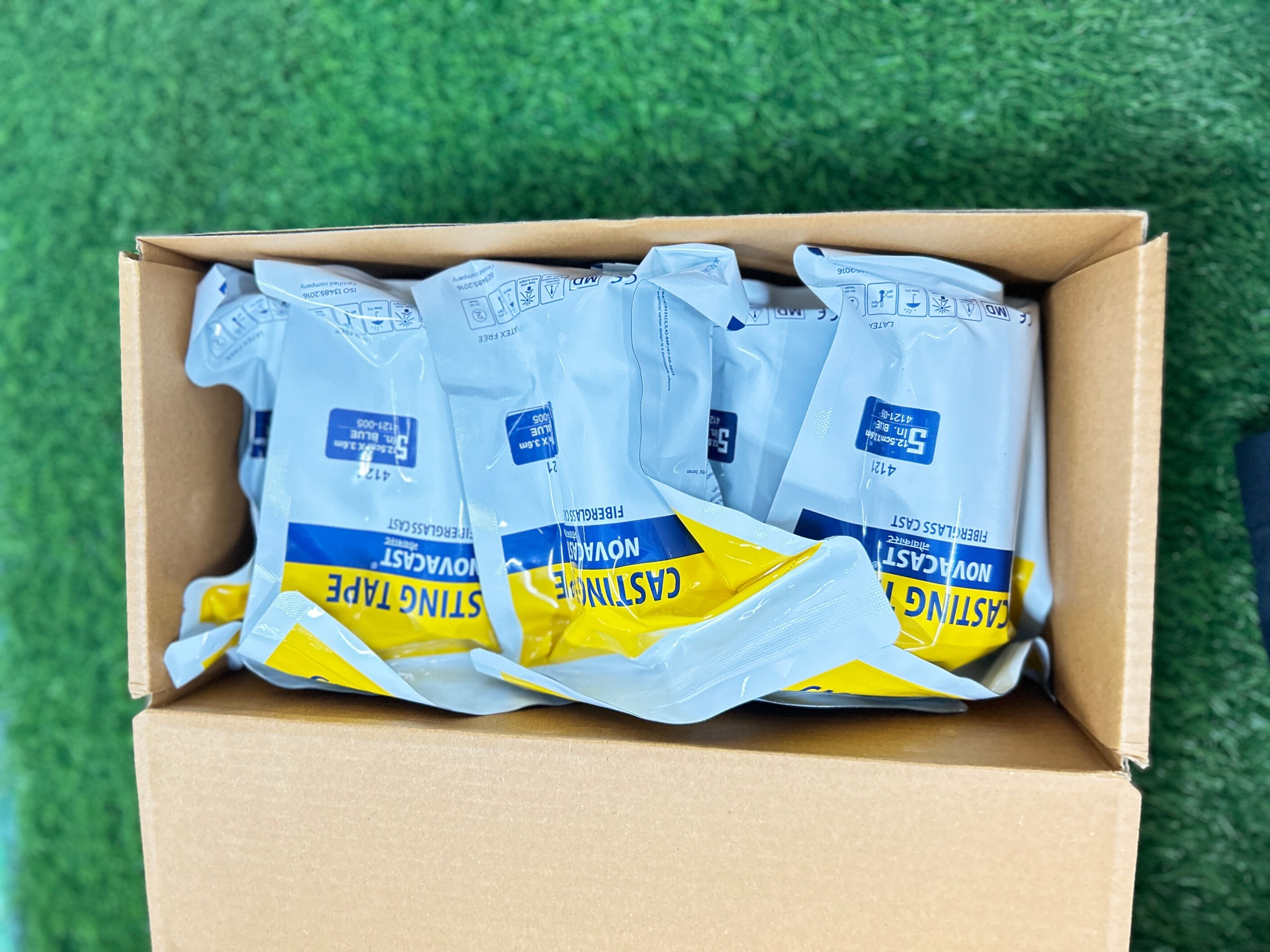 Fiberglass Casting Tape Nova Cast - 12 Cm X 15 Cm | Lightweight, Radiolucent, Quick-setting, Breathable, Gauge Bandage Dressing