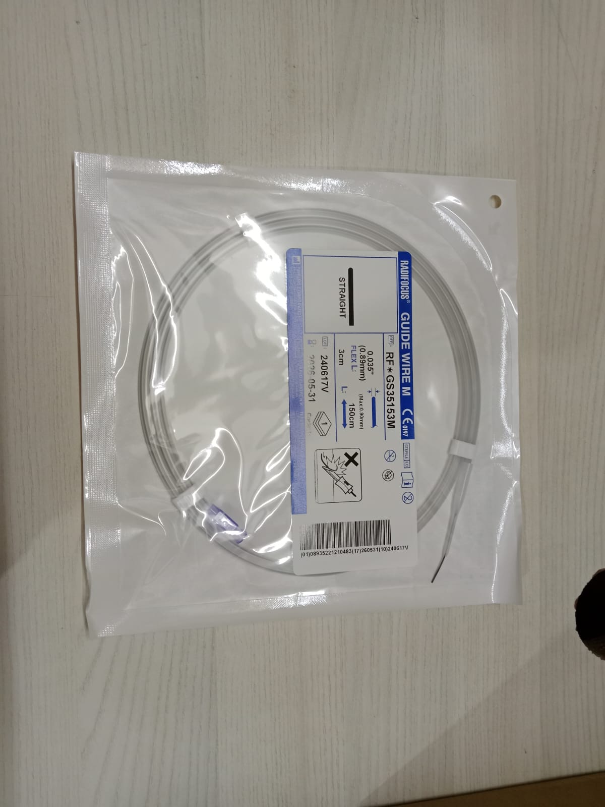 Terumo Guide Wire 150 Cm260cm Radifocus Guide Wire Gs35153m