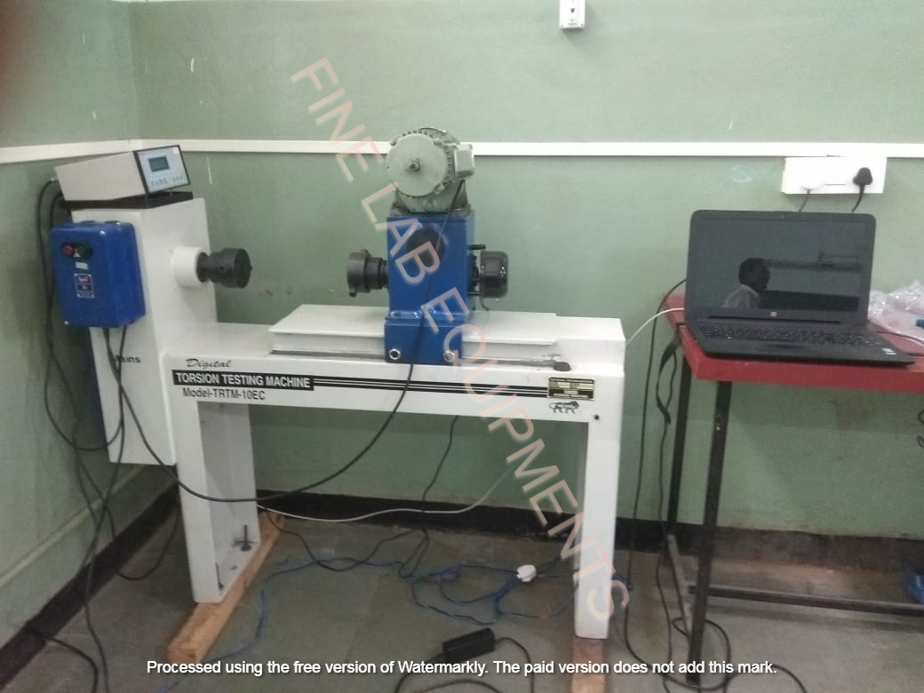 White And Blue Digital Torsion Testing Machine