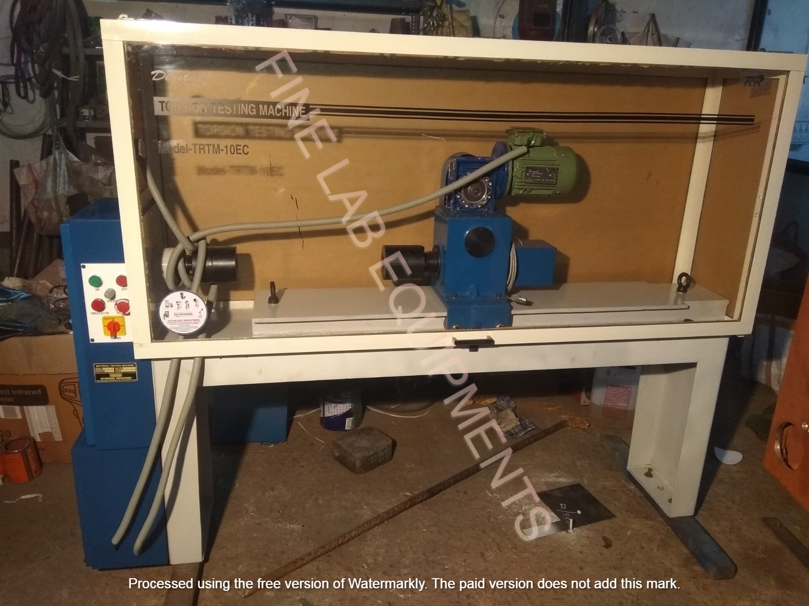 White And Blue Digital Torsion Testing Machine