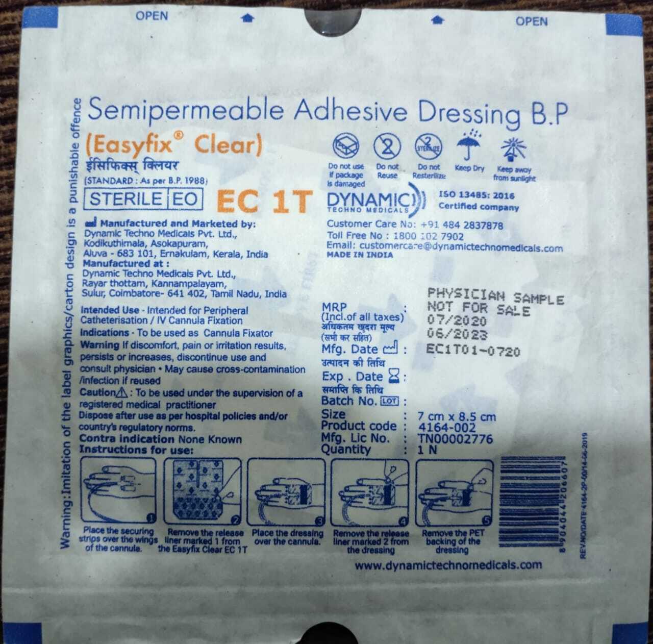 Clear Transparent Dressing