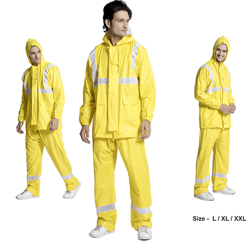 58A मैरीन पीवीसी रेडियम पीला रेनसूट