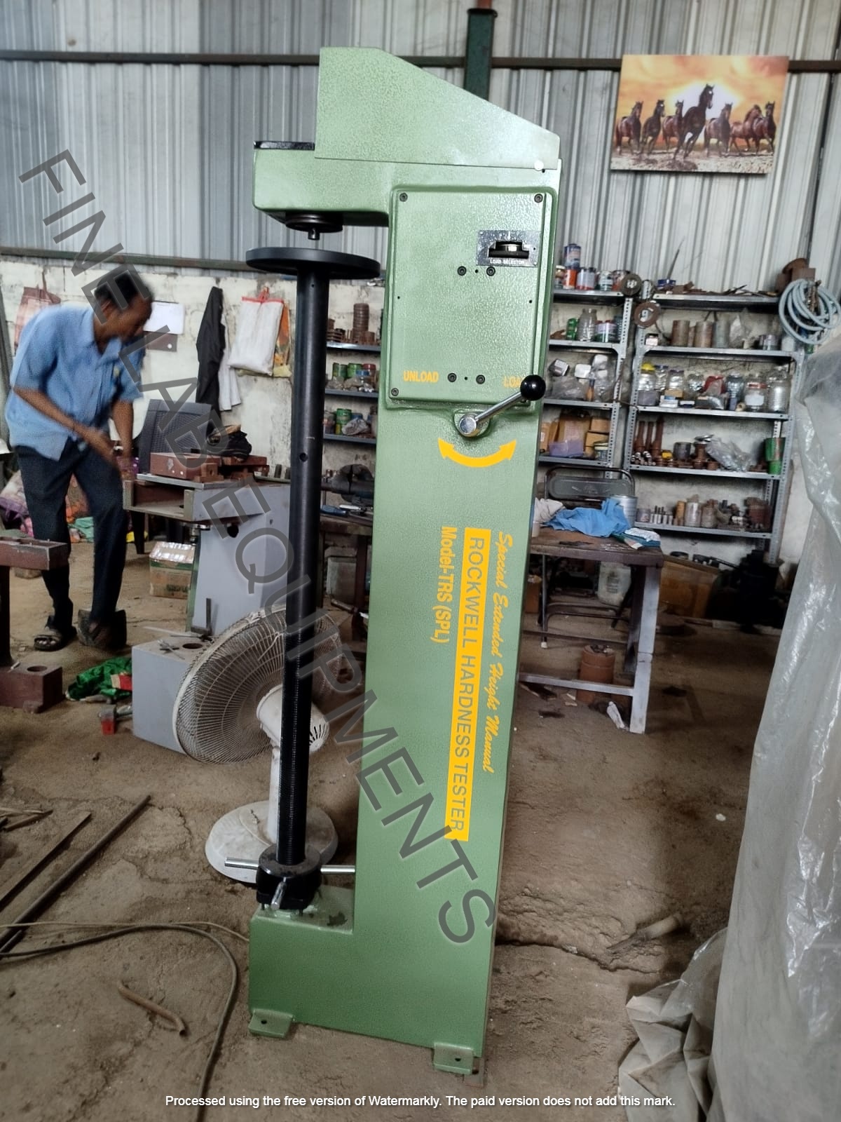 Analog Rockwell Machine - Material: Mild Steel