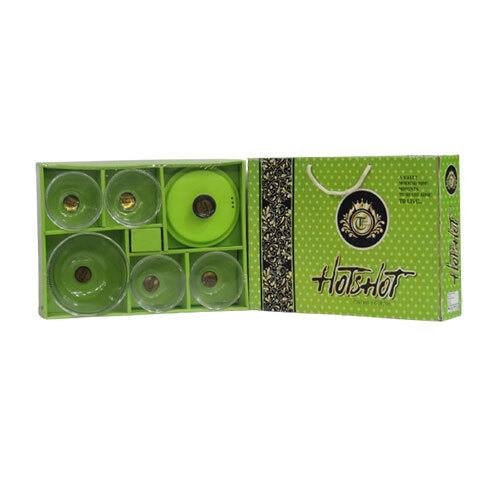 Hot Shot Gift Set - Glass Containers with Polished Finish, Various Sizes & Colors - Versatile Storage for Dry Goods & Liquids
