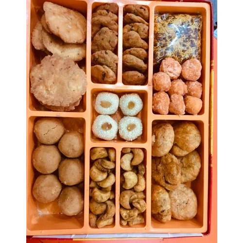 Wedding Bhaji Box - Color: Yellow