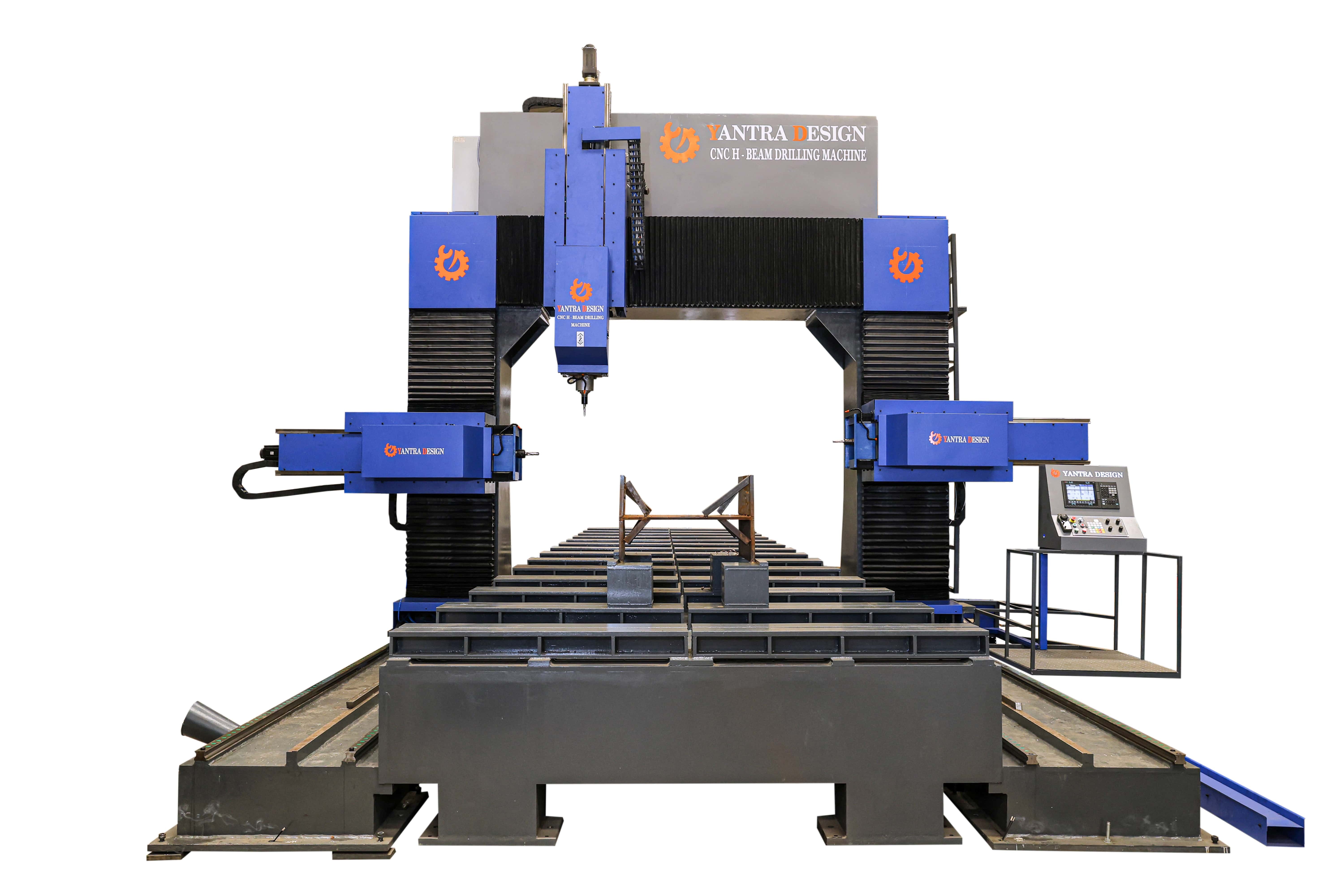 High Speed Cnc H Beam Drilling Machine With Mitsubishi Motor