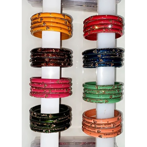 Ladies Glass Bangles - High-Quality Glass Material , Elegant Modern Design for Parties and Special Occasions