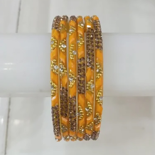 Fancy Glass Bangle - Handmade Adjustable Bracelet | Ethnic Style for Women, Perfect for Parties and Special Occasions