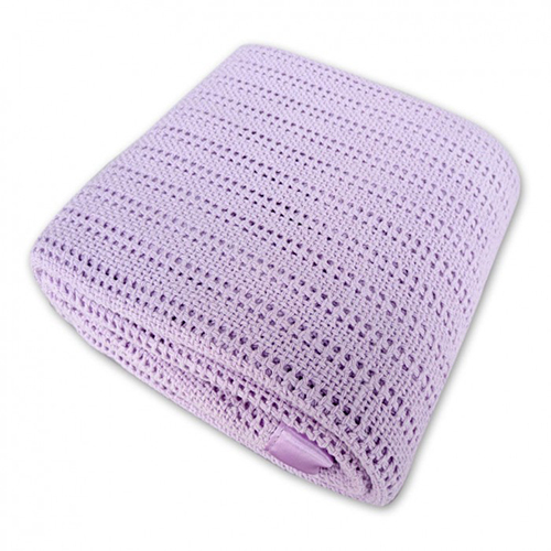 Leno Thermal Blanket - Leno Weaving, 66x90 Inches, Multicolor Design | Fully Customizable, Textured Openwork Effect For Bath Use