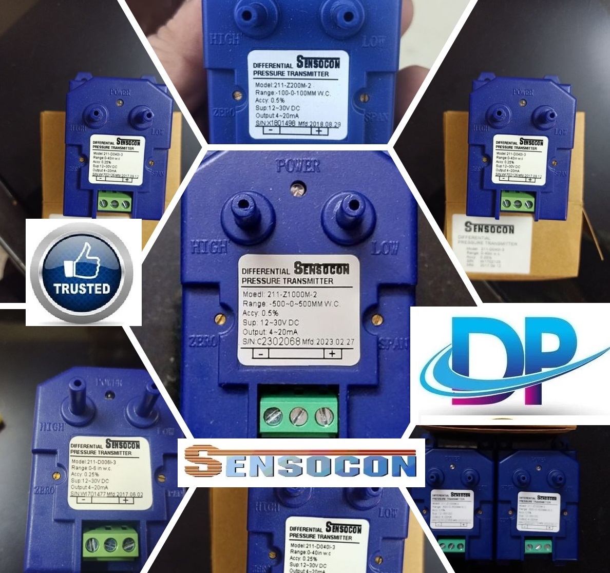 Sensocon Usa Series 211-d500a-1 Differential Pressure Transmitter From Lalumau Lalganj Uttar Pradesh - Accuracy: 1 %