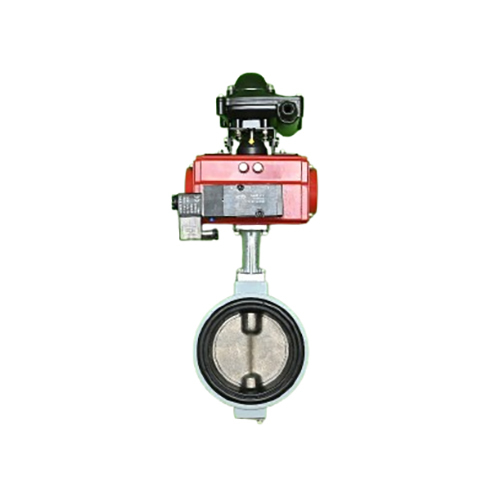 Pneumatic Butterfly Valve - Material: Aluminum