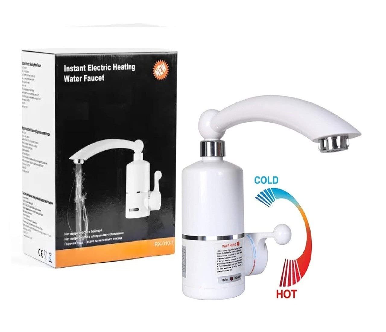 Instant Water Heater Faucet - Power Source: Electric