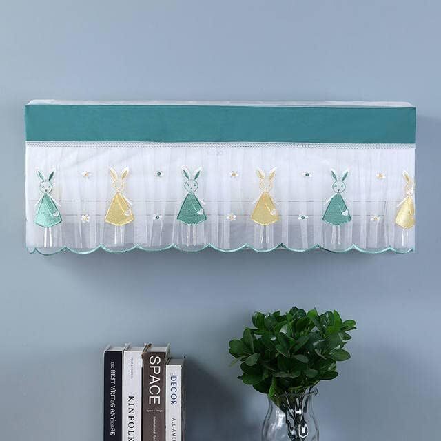 Ac Cover 1.5 Ton & 2 Ton - High-quality Dustproof Fabric, 99x33x21 Cm , Waterproof & Trendy Design With Premium Embroidery Work For Year-round Protection