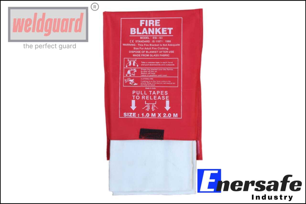 Roll Of Fire Blanket - Fiberglass, 1 Mtr X 100 Mtr, White, 0.2mm To 0.5mm Thick | Fire Fighting Application, 500-550â°c Temperature Range, 420 Gsm Weight
