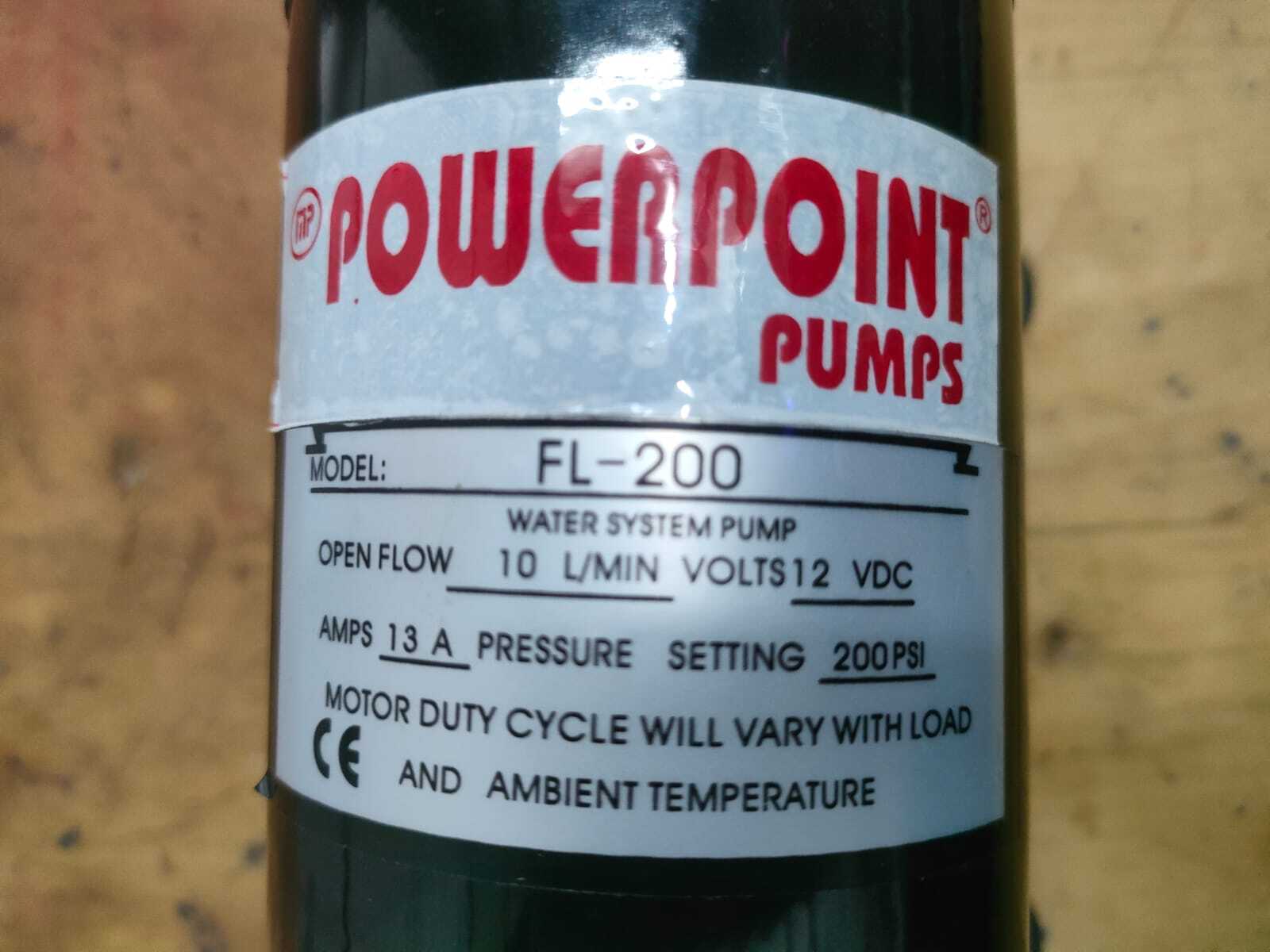 Dc High Pressure Pump - Color: Black