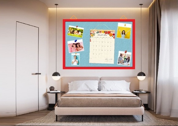 Sds05 Pin Board Notice Board High Quality - Rectangle Shape, Colorful Design, Searchable Keyboard, Interactive Message Sharing Tool, Ideal For Office & School