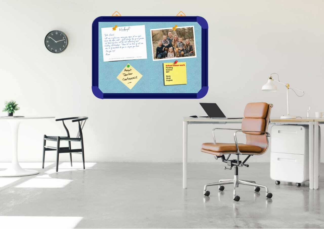 Sds05 Pin Board Notice Board High Quality - Rectangle Shape, Colorful Design, Searchable Keyboard, Interactive Message Sharing Tool, Ideal For Office & School