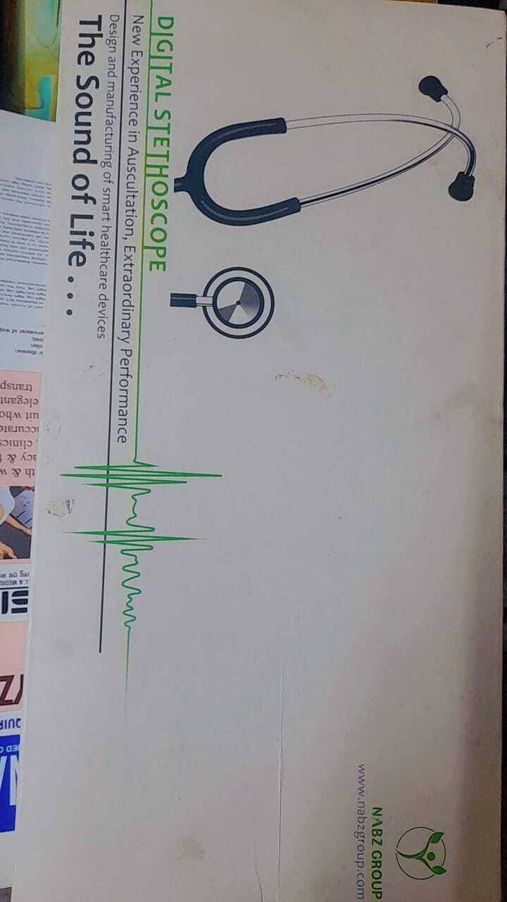 Digital Stethoscope - Advanced Ergonomic Design | Exceptional Sound Quality, Enhanced Digital Auscultation Experience, Smart Healthcare Technology