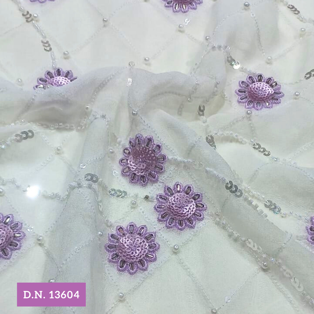 Sequins With Beads Fabric For Your Luxurious Apparel Creation